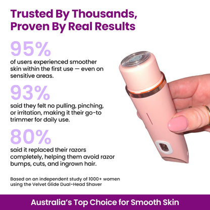 Bareinspire™ Velvet Glide Dual-Head Shaver
